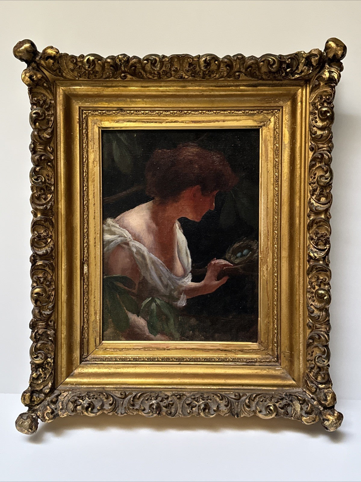 Antique Oil Portrait of Woman c.1890 | SellSail Antiques